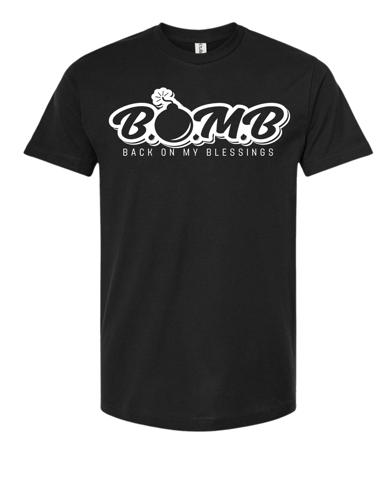 B.O.M.Blessings Tee (White logo}