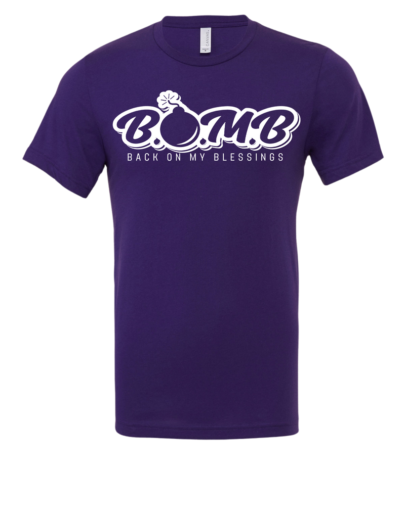 B.O.M.Blessings Tee (White logo}