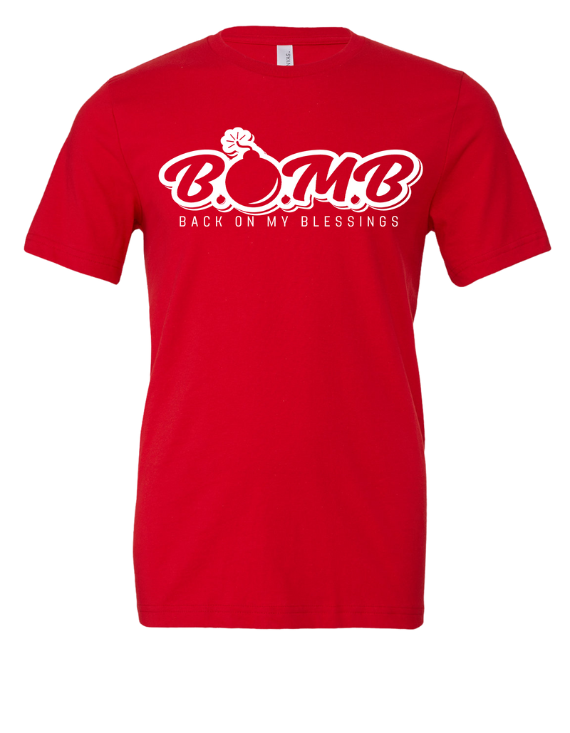 B.O.M.Blessings Tee (White logo}