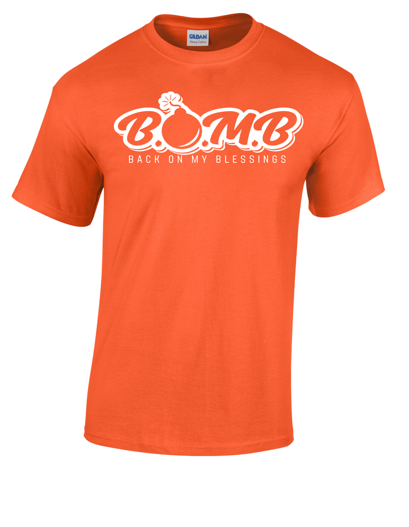 B.O.M.Blessings Tee (White logo}