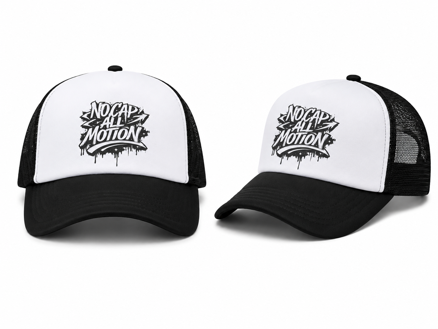 No Cap All Motion Trucker Hats