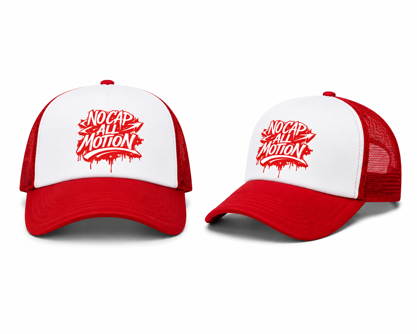 No Cap All Motion Trucker Hats