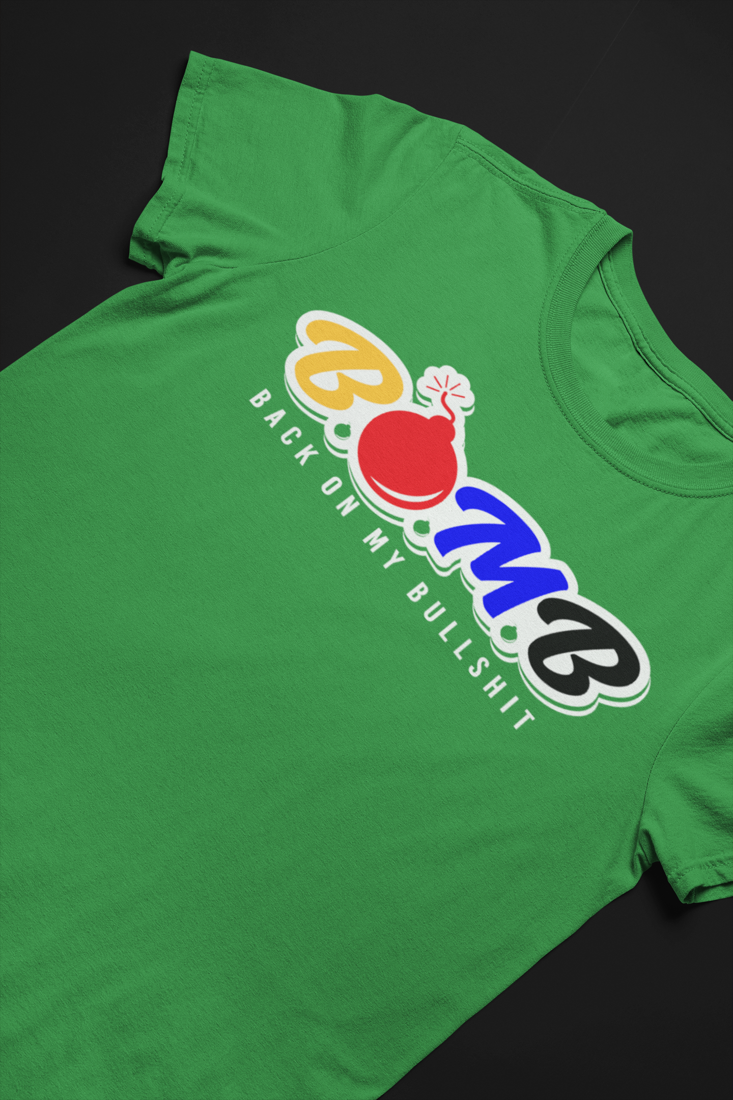 Explosion B.O.M.B. Tee (white Logo)