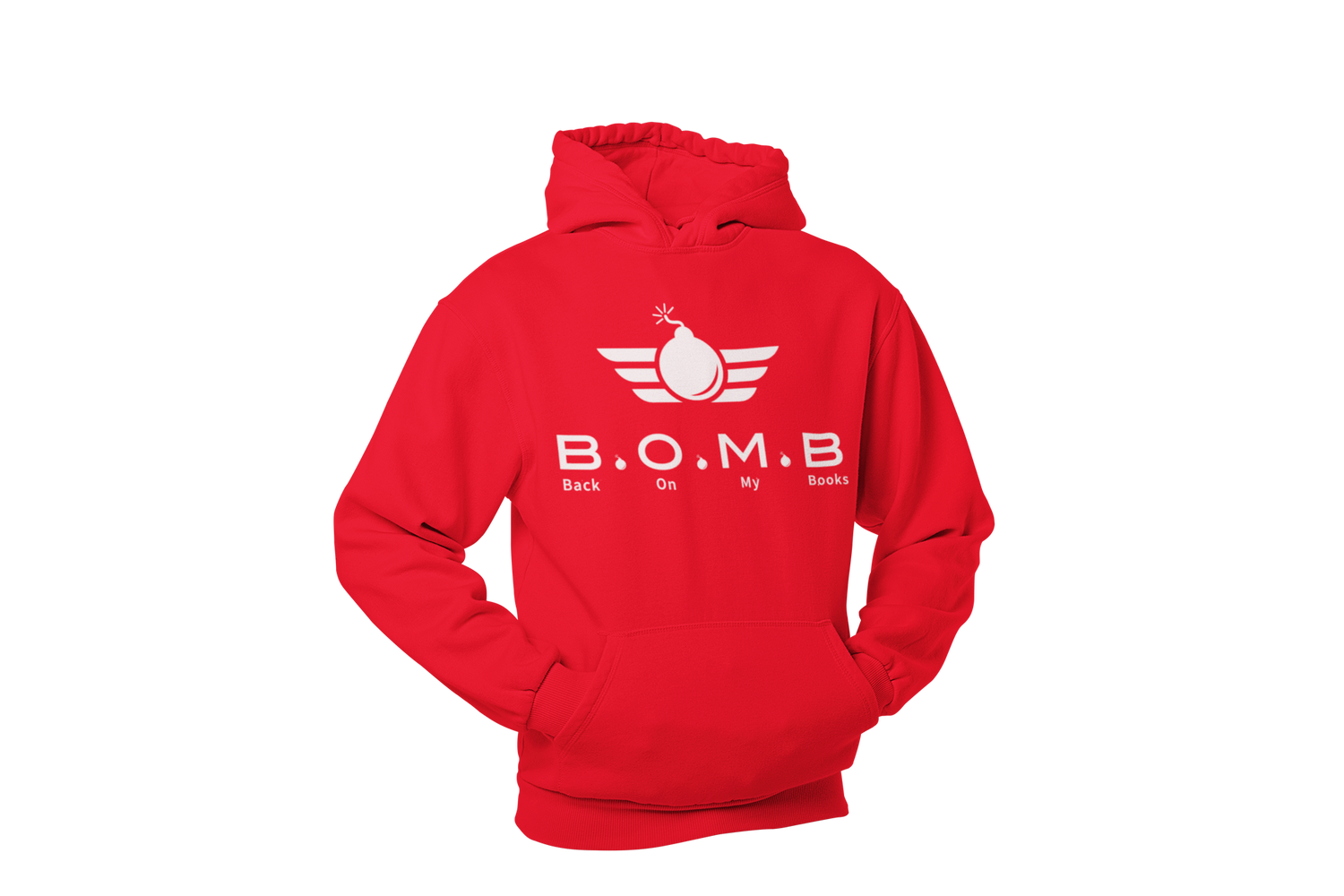 Back On My Books Youth Hoodie- Top Gun Logo White