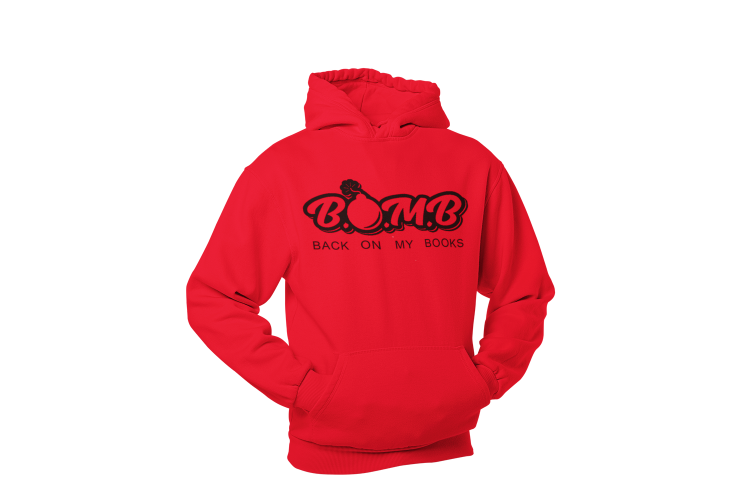 Back On My Books Youth Hoodie- Black