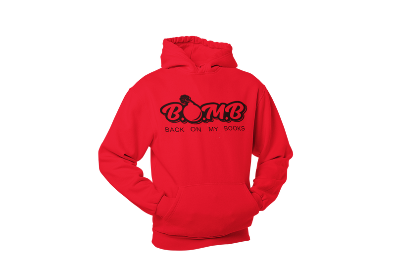 Back On My Books Youth Hoodie- Black