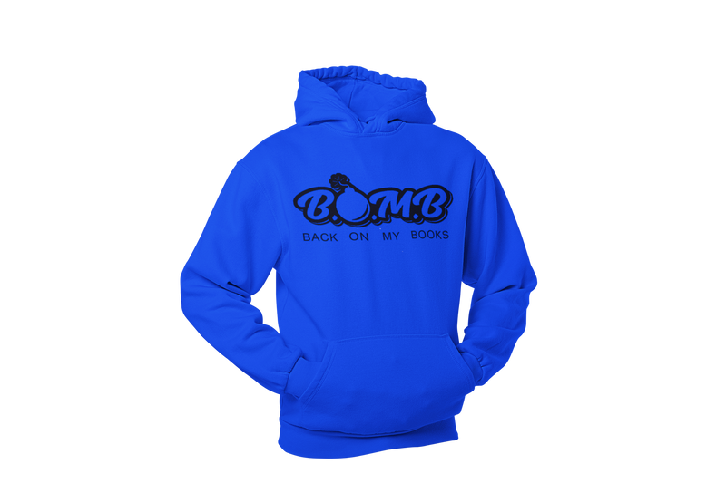 Back On My Books Youth Hoodie- Black