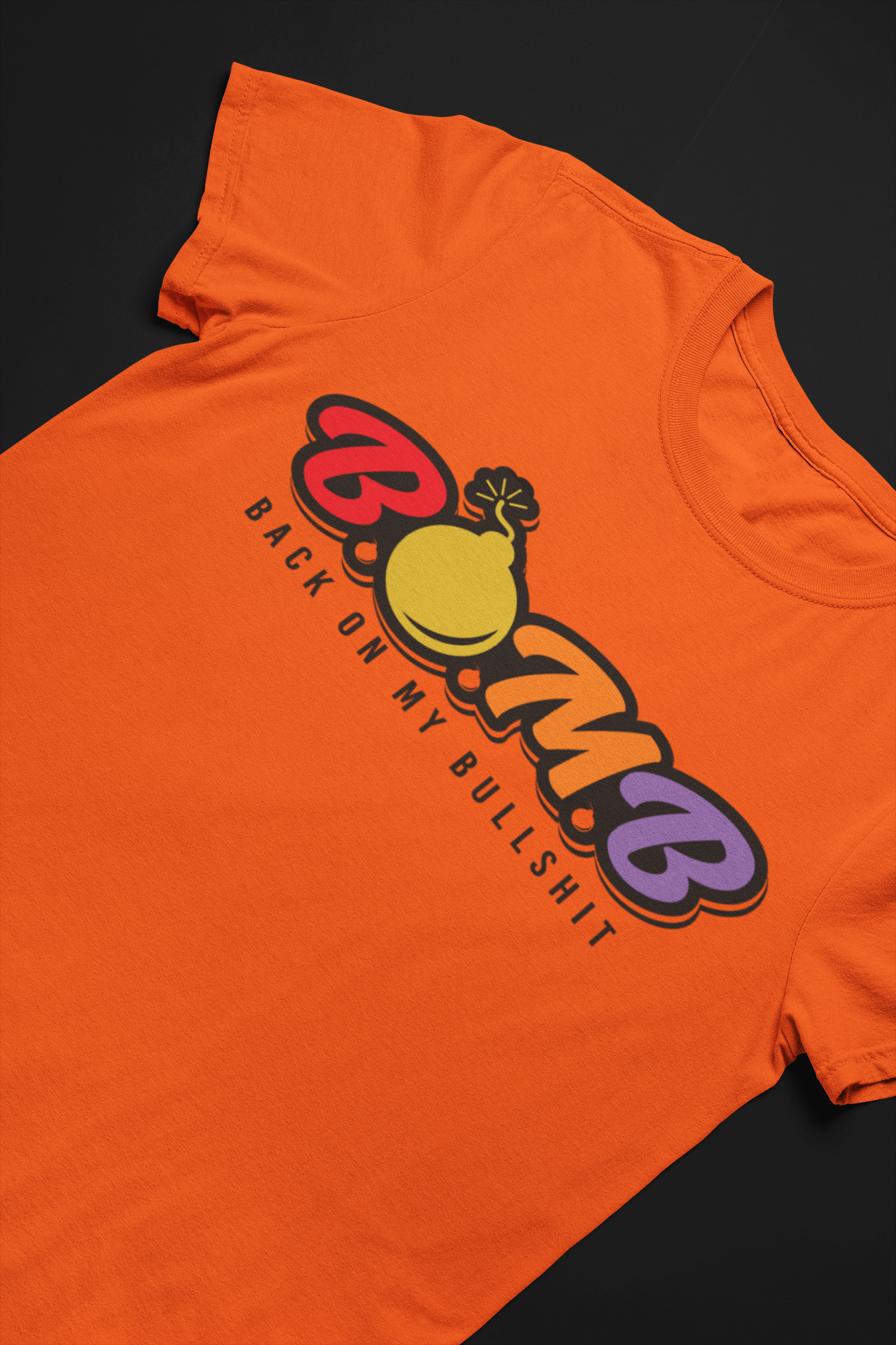 Explosion Tee (black logo)