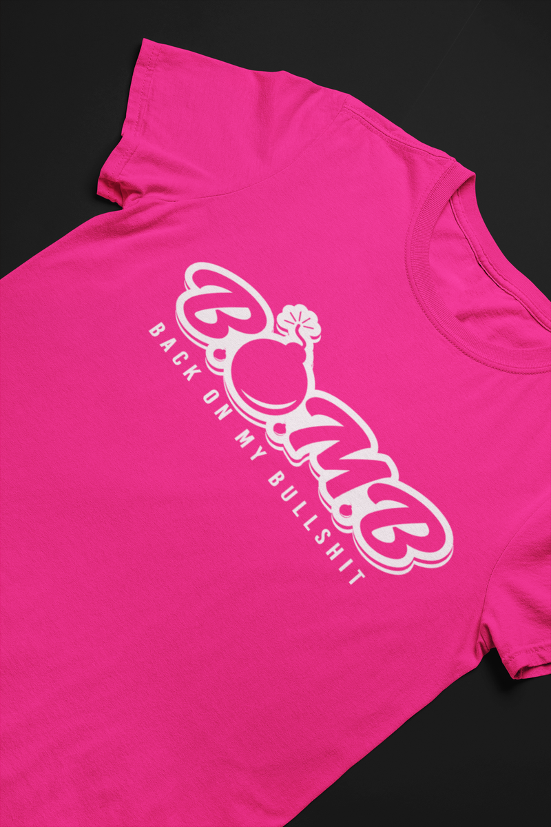 B.O.M.B Tee (White logo}