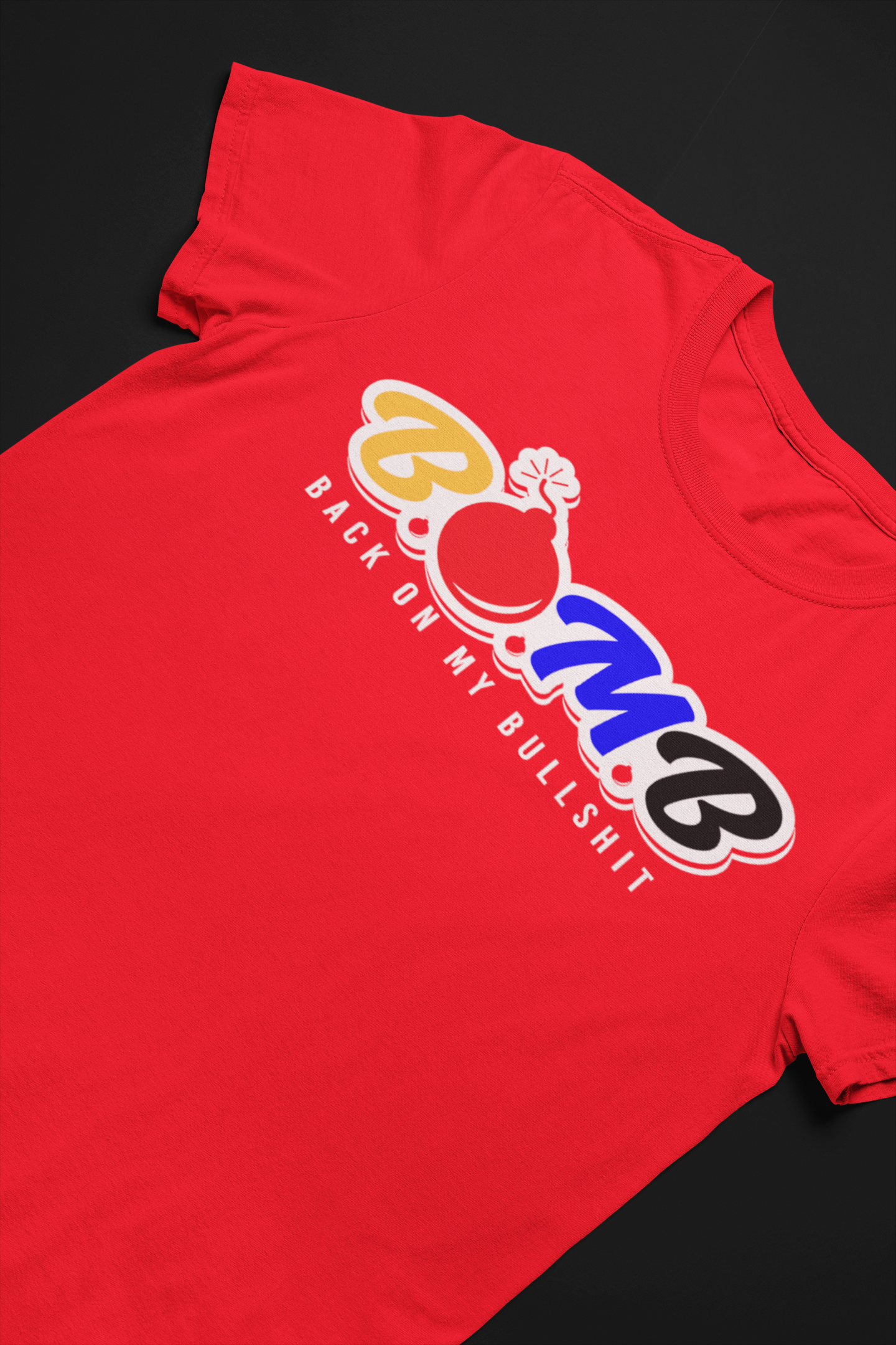 Explosion B.O.M.B. Tee (white Logo)